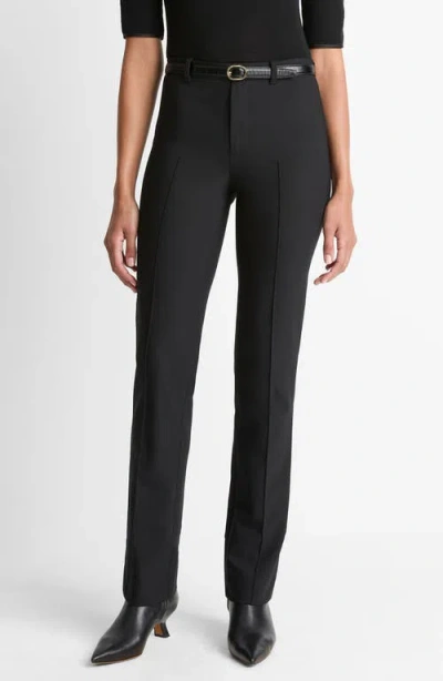 Vince Ankle Cigarette Pants In Black