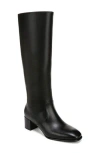 Vince Maggie High Womens Leather Square Toe Knee-high Boots In Black