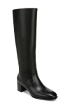 Vince Maggie High Womens Leather Square Toe Knee-high Boots In Black