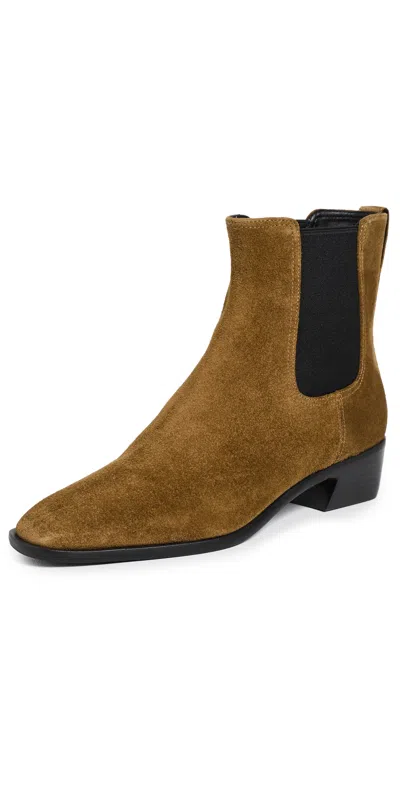 Vince Ari Booties Elmwood In Brown