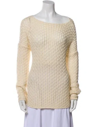 Pre-owned Vince Asymmetrical Sweater In Neutral