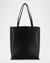 Vince Athene Leather Tote Bag In Black