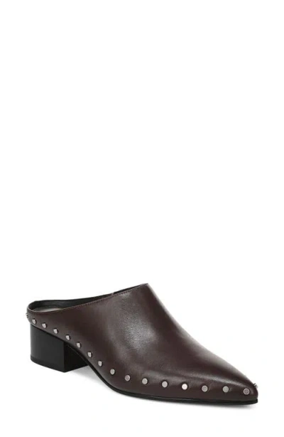 Vince August Studded Leather Mule In Multi
