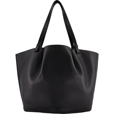 Vince Ava Pebble Leather Bucket Bag In Brown