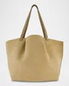 Vince Ava Suede Tote Bag In Neutral