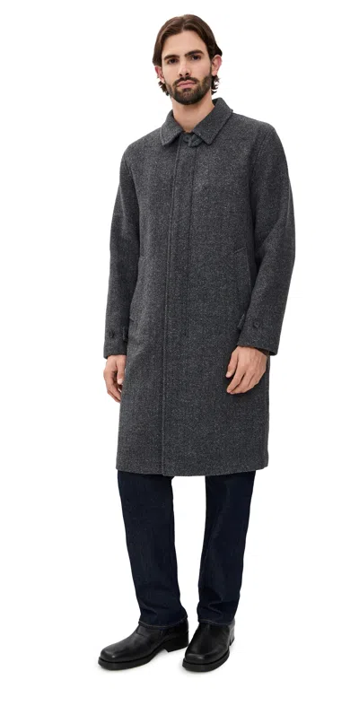VINCE BALMACAAN COAT H CHARCOAL