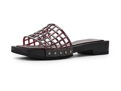 Vince Barbara Jelly Slide Sandals In Brown