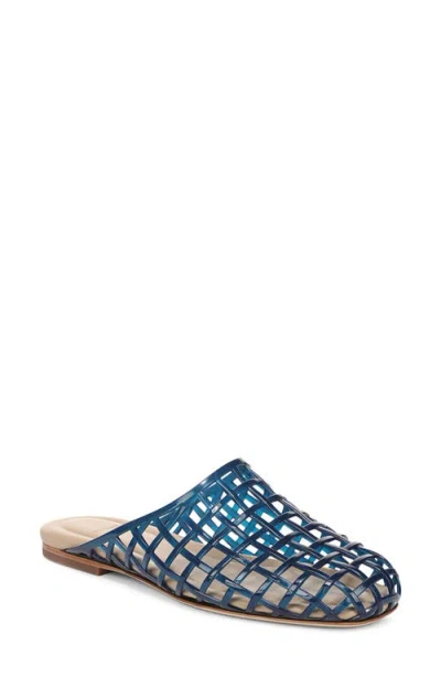 Vince Barcelona Jelly Cage Mule In Blue