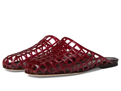 Vince Barcelona Jelly Mule/clog Shoes In Red