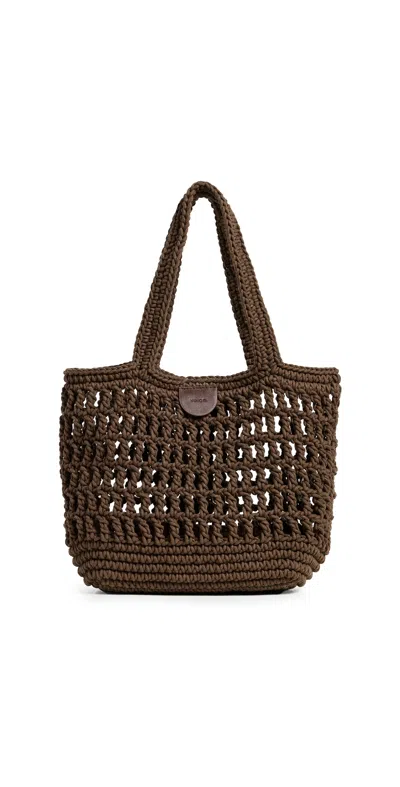 Vince Barcelona Small Tote Date In Brown