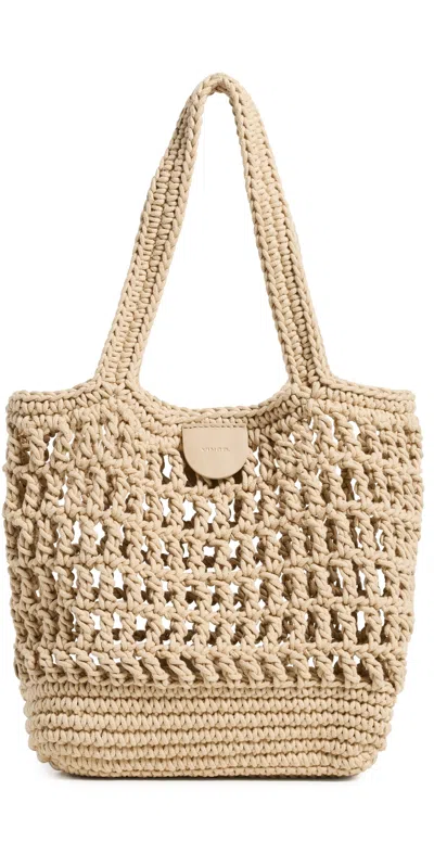 Vince Barcelona Small Tote Maiz In Brown