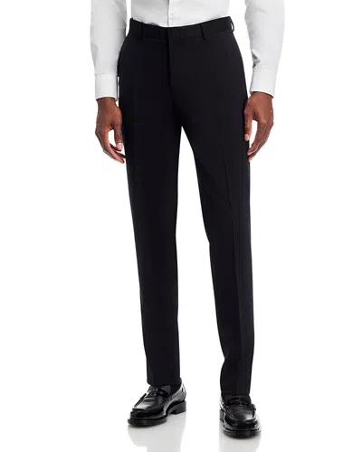 Vince Basic Regular Fit Stretch Wool Suit Pants In Black