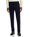 Vince Basic Regular Fit Stretch Wool Suit Pants In Black