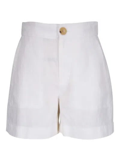 Vince Basic Shorts In White