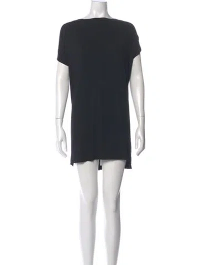 Pre-owned Vince Bateau Neckline Long Dress In Gray