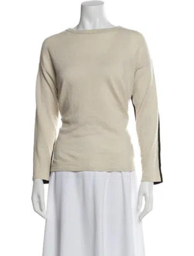 Pre-owned Vince Bateau Neckline Sweater