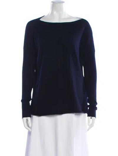 Pre-owned Vince Bateau Neckline Sweater In Gray