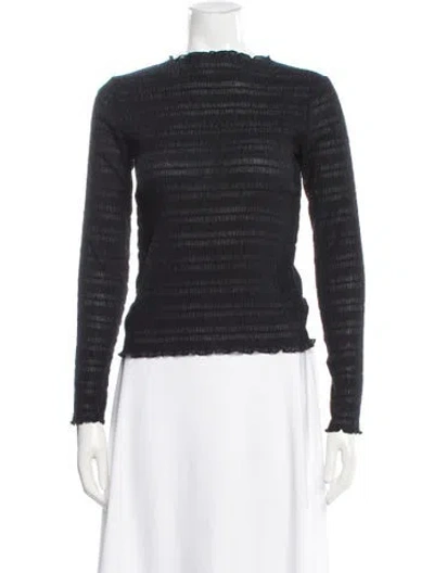 Pre-owned Vince Bateau Neckline Sweater In Gray