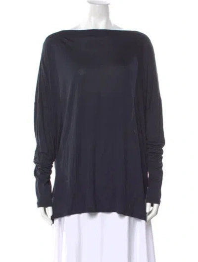 Pre-owned Vince Bateau Neckline Sweater In Gray