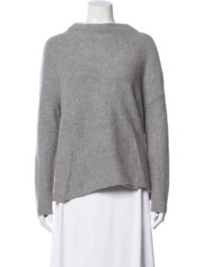 Pre-owned Vince Bateau Neckline Sweater In Gray