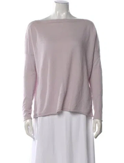 Pre-owned Vince Bateau Neckline Sweater In Purple