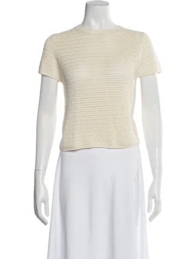 Pre-owned Vince Bateau Neckline Sweater W/ Tags In Neutral