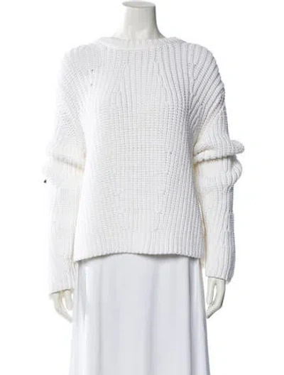 Pre-owned Vince Bateau Neckline Sweater W/ Tags In Neutral