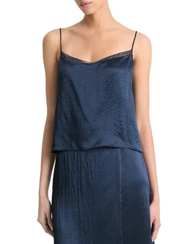 VINCE BEADED BORDER CAMISOLE