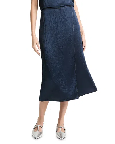 Vince Beaded Border Skirt In Coastal