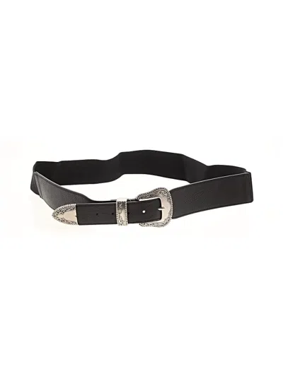 Pre-owned Vince Belt In Black