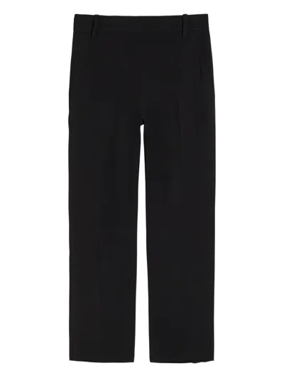 Vince Belt-loops Trousers In Black