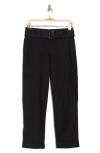Vince Belted Linen Blend Pants