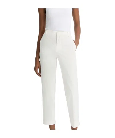 Vince Belt-loop Pocket Trousers In White