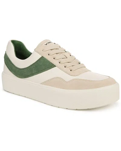 Vince Benfield Court Leather Sneaker In Green Multicolor