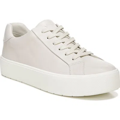 Vince Benfield Leather Platform Sneaker In White