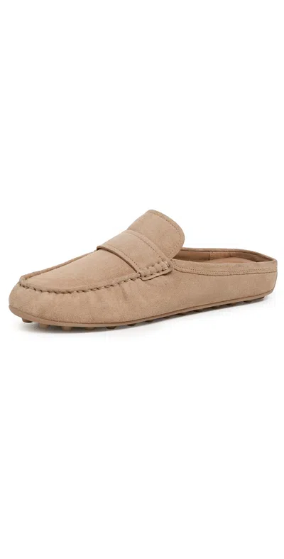 Vince Berkley Driver Flats Dune In Brown