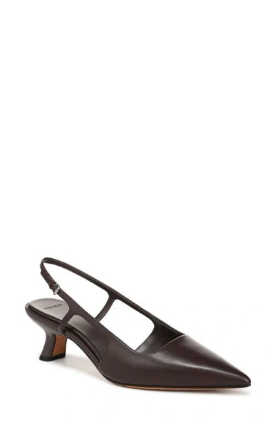 VINCE VINCE BIANCA SLINGBACK POINTED TOE PUMP