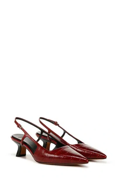 VINCE VINCE BIANCA SLINGBACK POINTED TOE PUMP