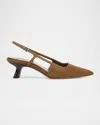 Vince Bianca Slingback Pointed Toe Pump