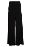 Vince High-waist Straight-leg Trousers In Black