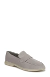 Vince Suede Casual Sporty Loafers In Fog Grey