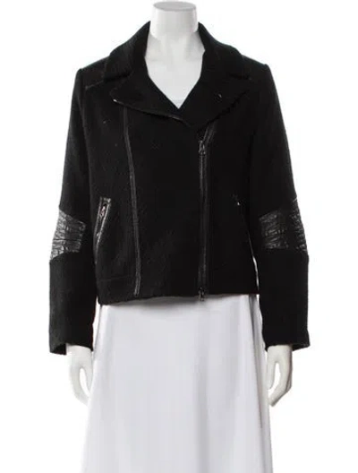 Pre-owned Vince Biker Jacket In Black