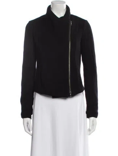 Pre-owned Vince Biker Jacket In Black