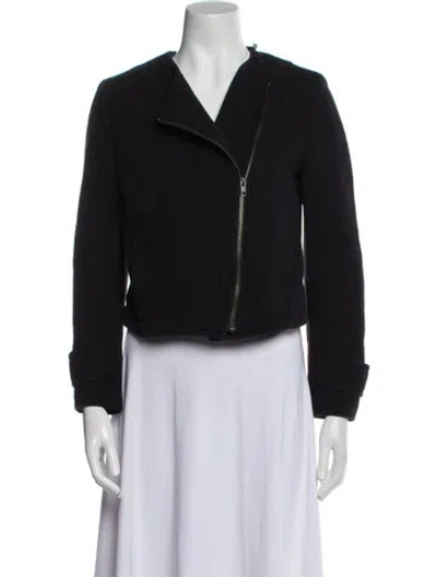 Pre-owned Vince Biker Jacket In Black
