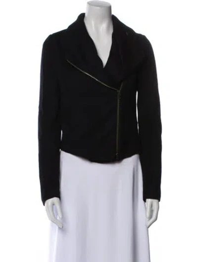 Pre-owned Vince Biker Jacket In Black