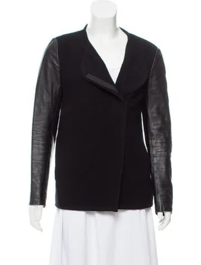 Pre-owned Vince Biker Jacket In Black