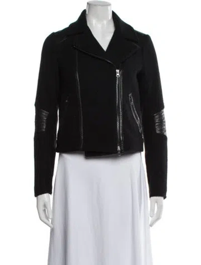 Pre-owned Vince Biker Jacket In Black