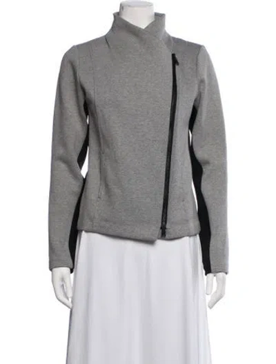 Pre-owned Vince Biker Jacket In Black/grey