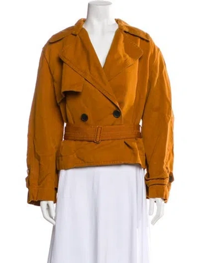 Pre-owned Vince Biker Jacket In Brown