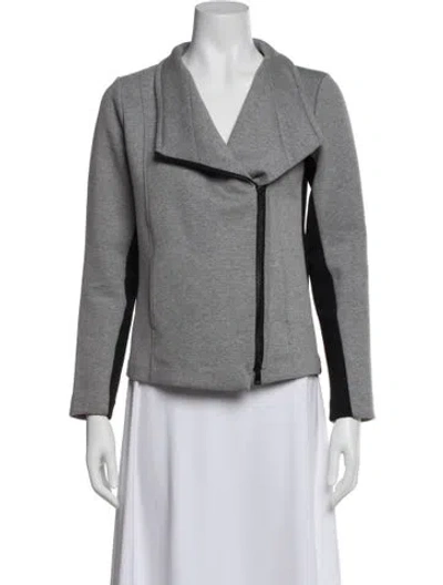 Pre-owned Vince Biker Jacket In Gray
